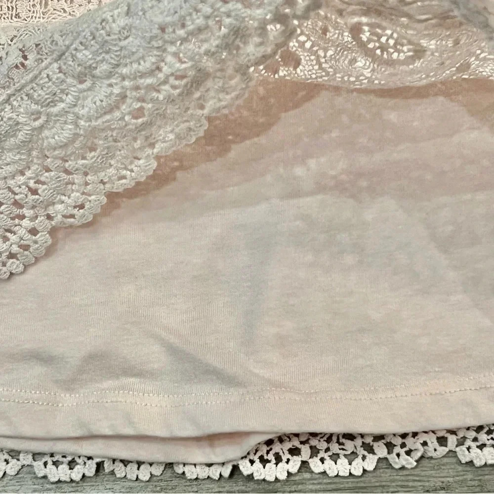 Mimo & Co Baby Girl Lace Dress Size 24 Months Blush Pale Pink - Picture 5 of 9